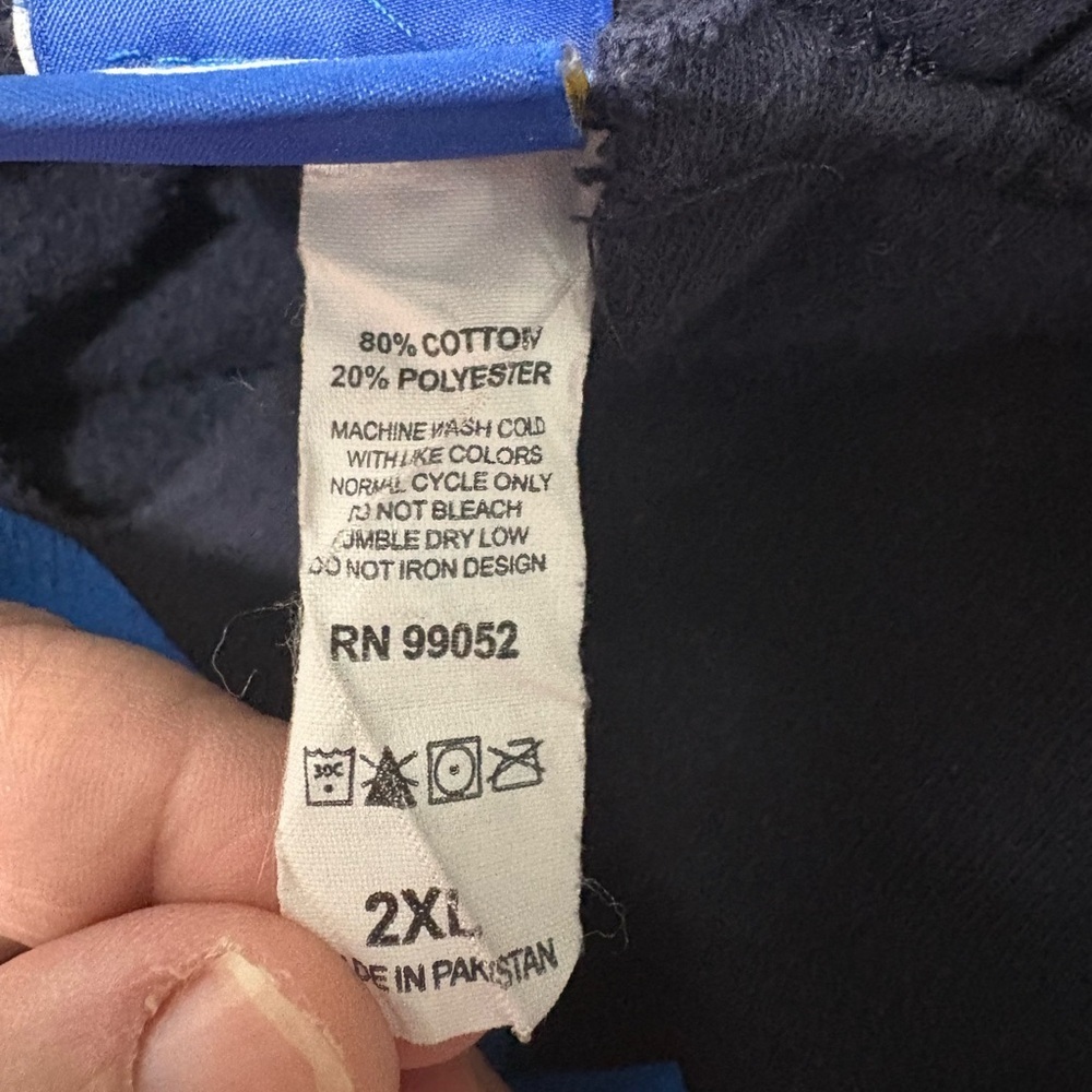 Busch Navy Blue Hoodie for Men - Picture 8 of 8